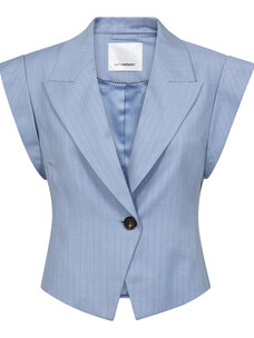 Co'Couture KianaCC Pin Vest Pale Blue