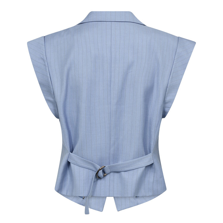 Co'Couture KianaCC Pin Vest Pale Blue