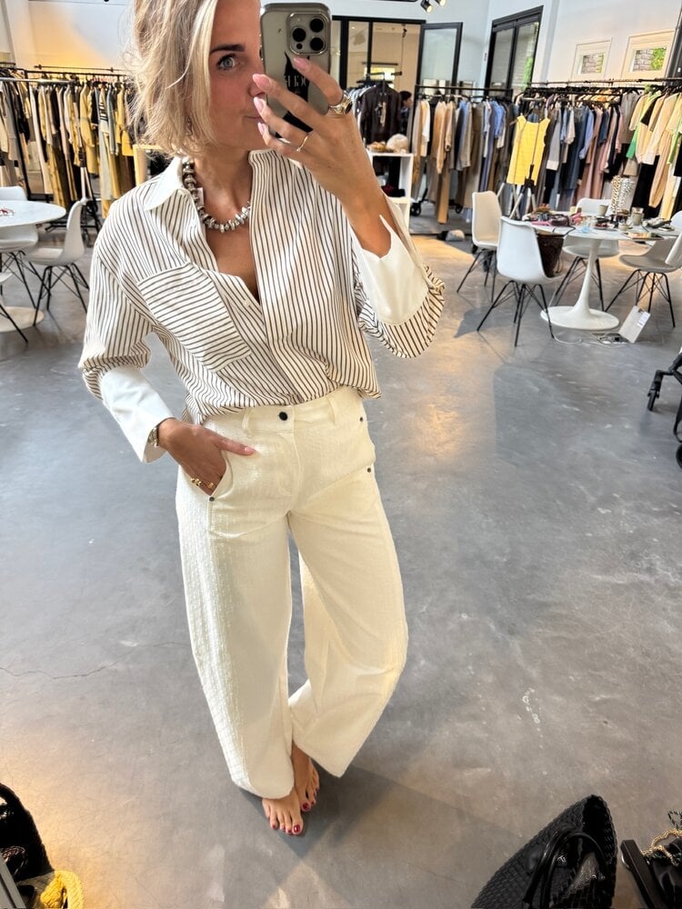 Co'Couture MarciCC Structure Pant Off White