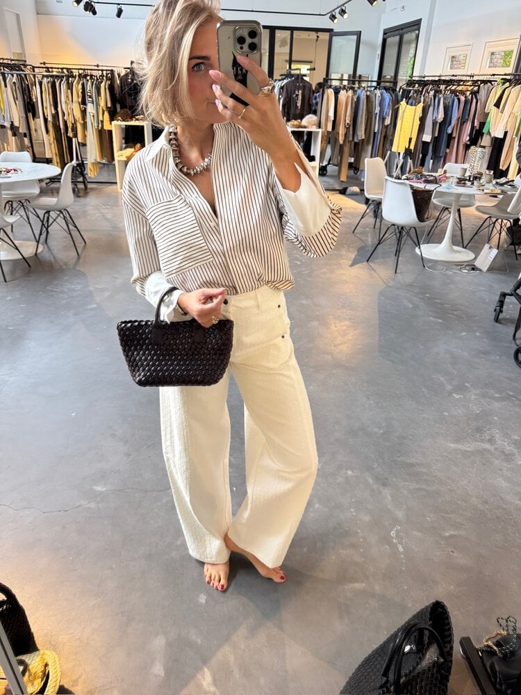 Co'Couture MarciCC Structure Pant Off White