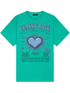 Ydence T-Shirt Classic Rock Sea Green