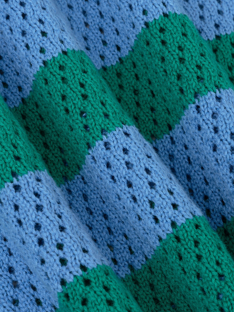 Ydence Knitted Top Agnes Blue/Sea Green