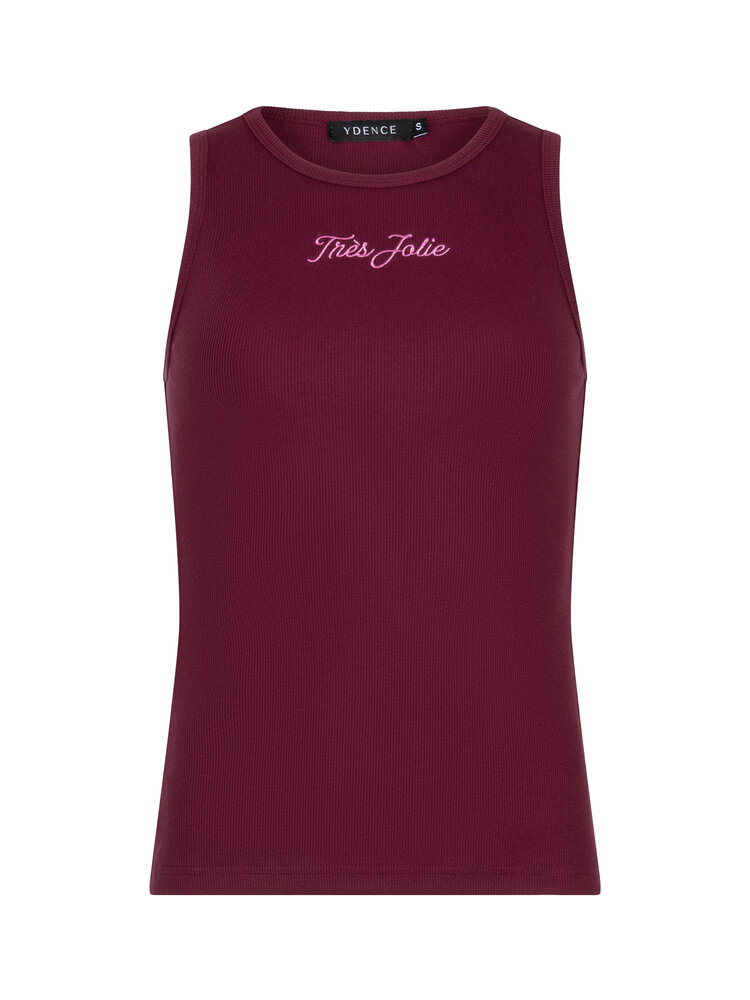 Ydence Top Tres Jolie Burgundy