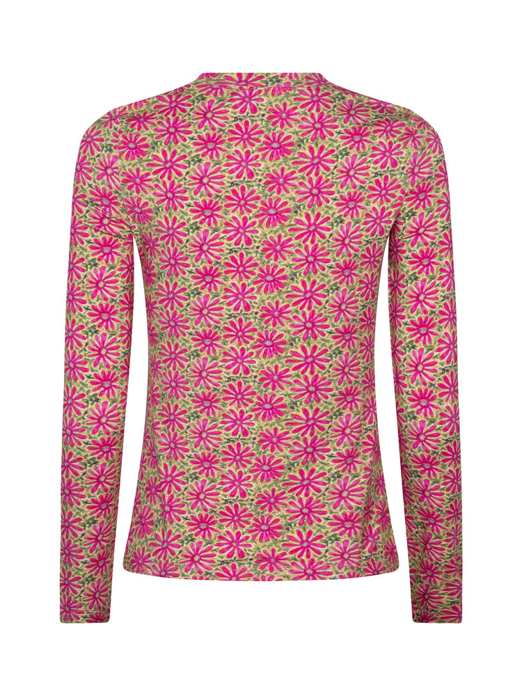Ydence Top Christine Pink Flower