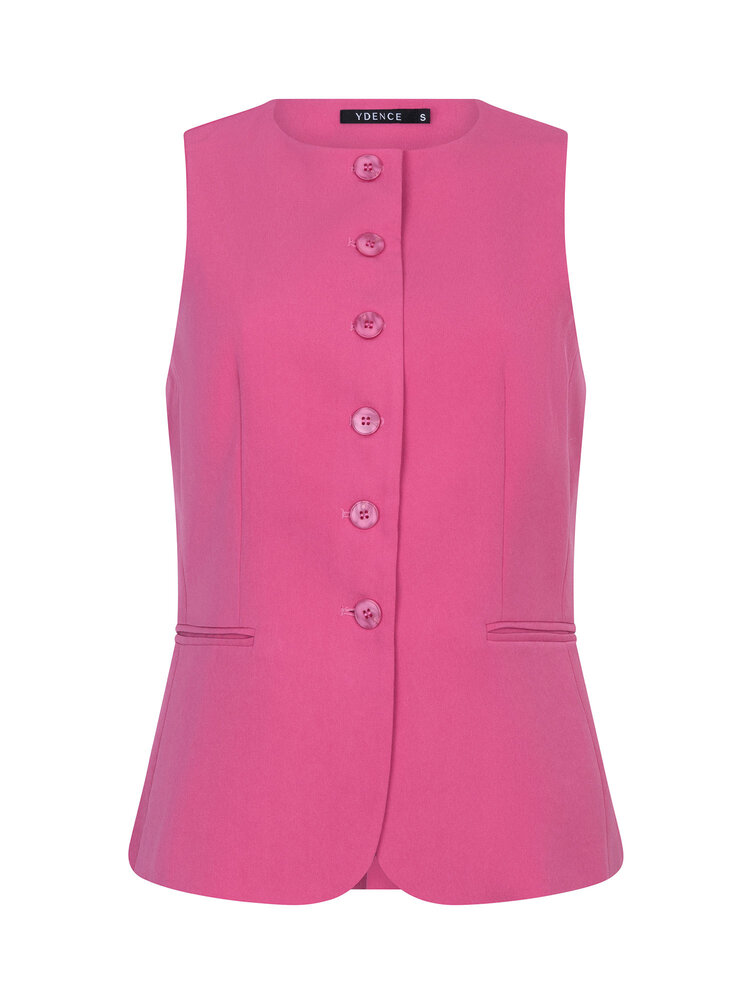 Ydence Gilet Fabienne Berry Pink