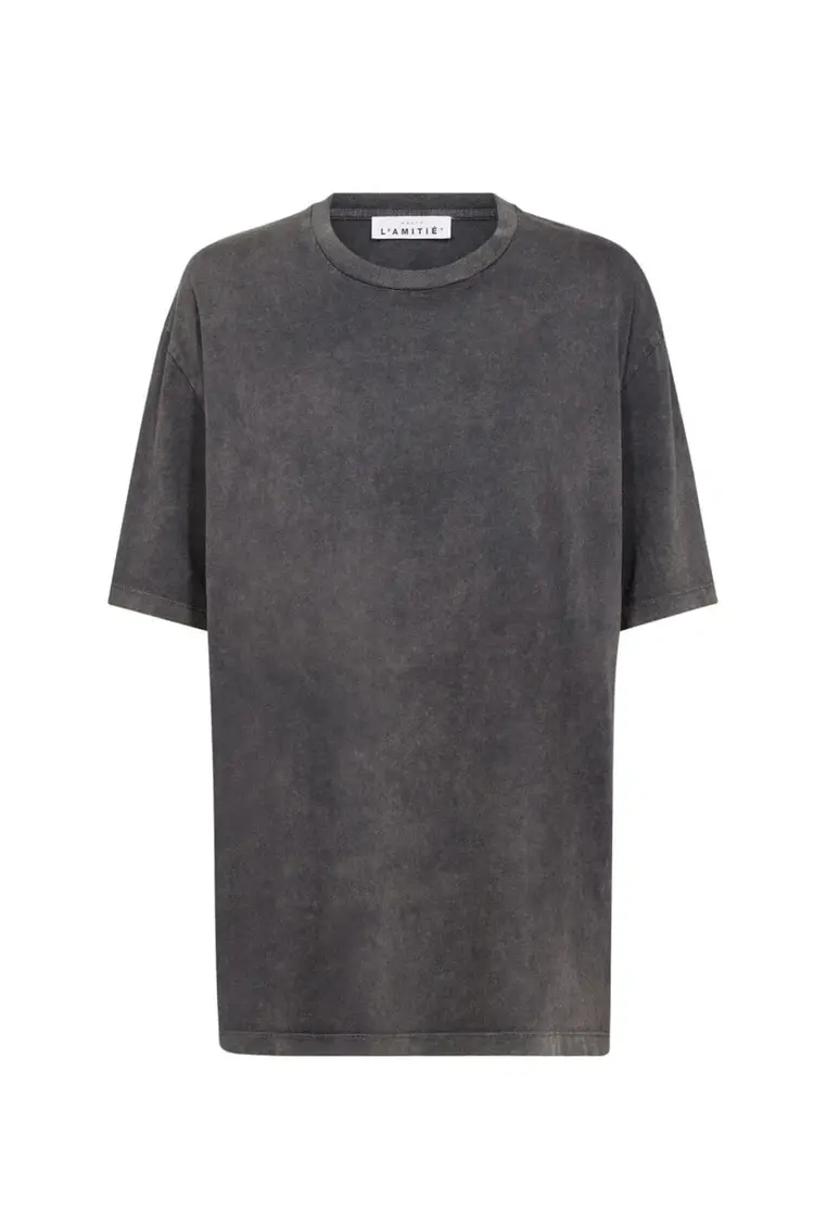 Haute L'Amitié Noma Acid Studio Loose Tee Black Acid Wash