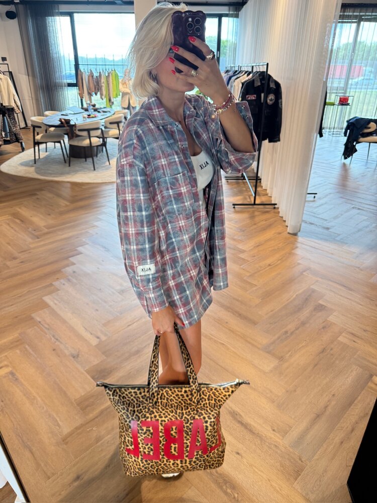 Alix The Label Ladies Woven Checked Dress Multi Colour