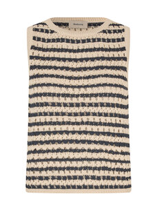 Modström VesterMD Stripe Top Navy Summer Sand