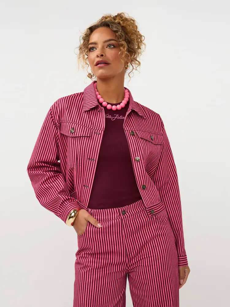 Ydence Top Tres Jolie Burgundy