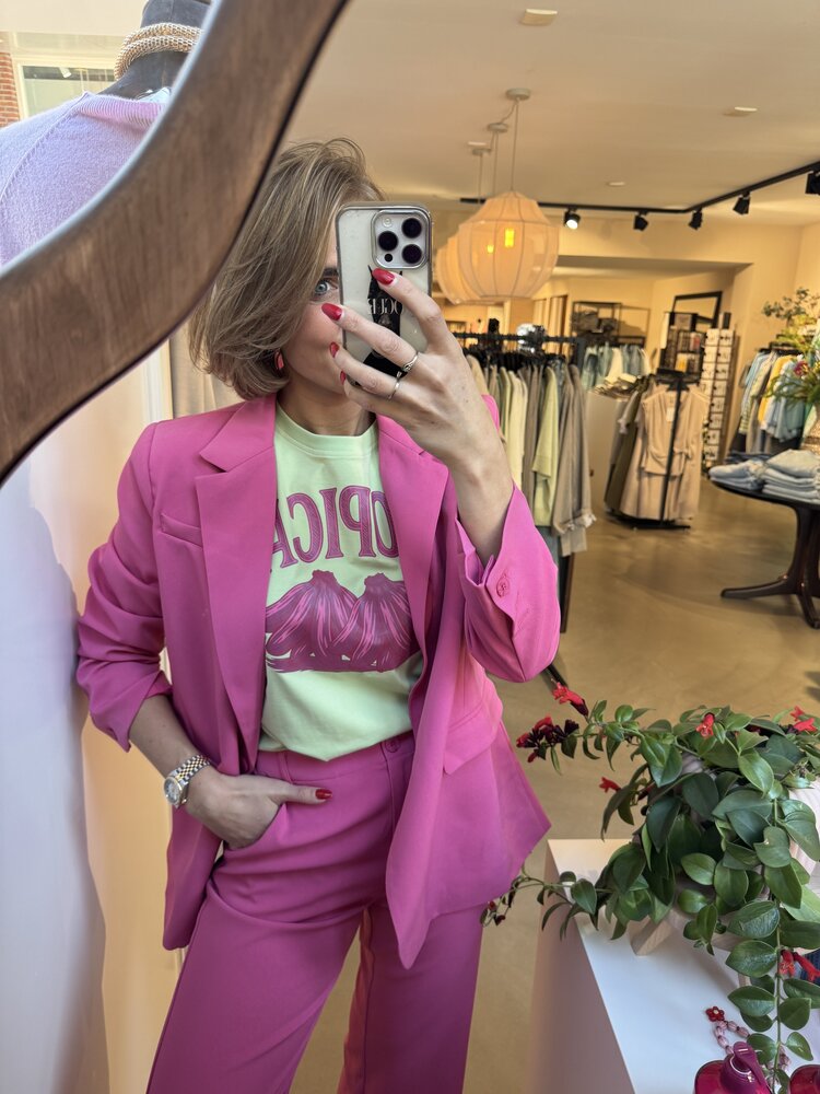 Ydence T-Shirt Tropical Soft Green