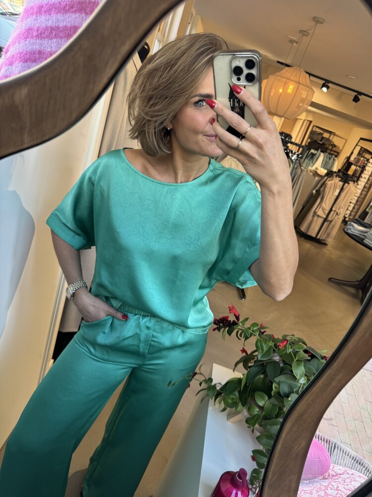 Ydence Top Huda Sea Green