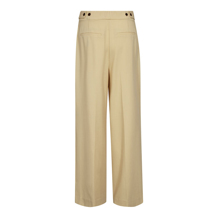 Co'Couture NilanCC Pleat LL Pant Pale Yellow