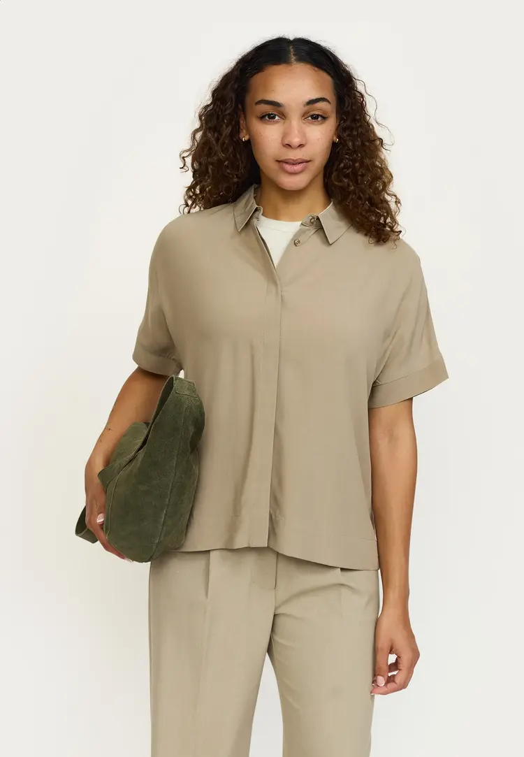 Soft Rebels Freedom SS Shirt Greige