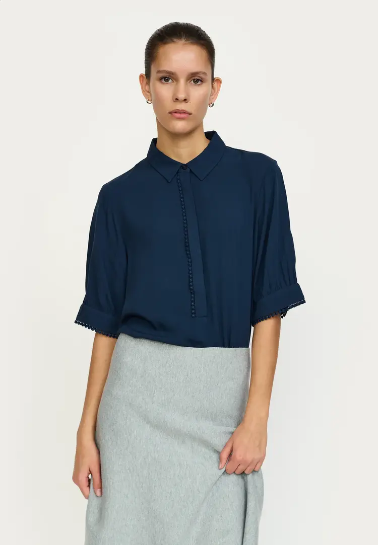 Soft Rebels Ebba Mayson Blouse Total Eclipse