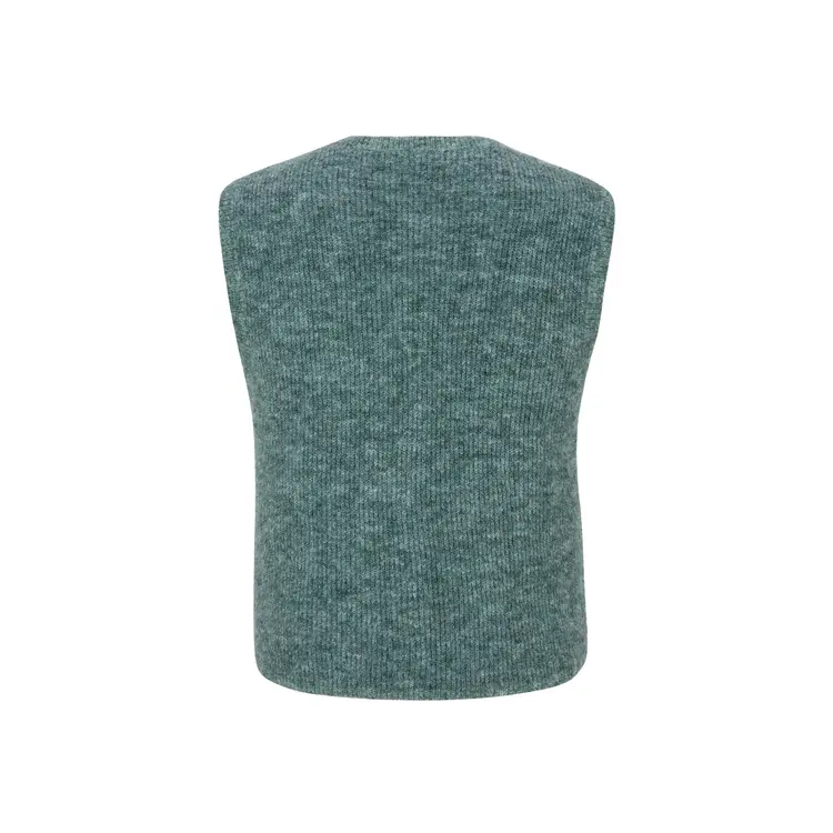 Soft Rebels Alliy Vest Knit RWS Abyss Melange