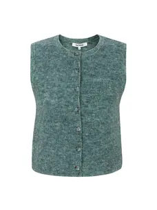 Soft Rebels Alliy Vest Knit RWS Abyss Melange