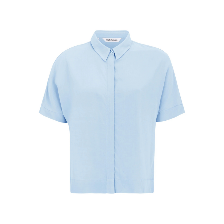 Soft Rebels Freedom SS Shirt Cashmere Blue