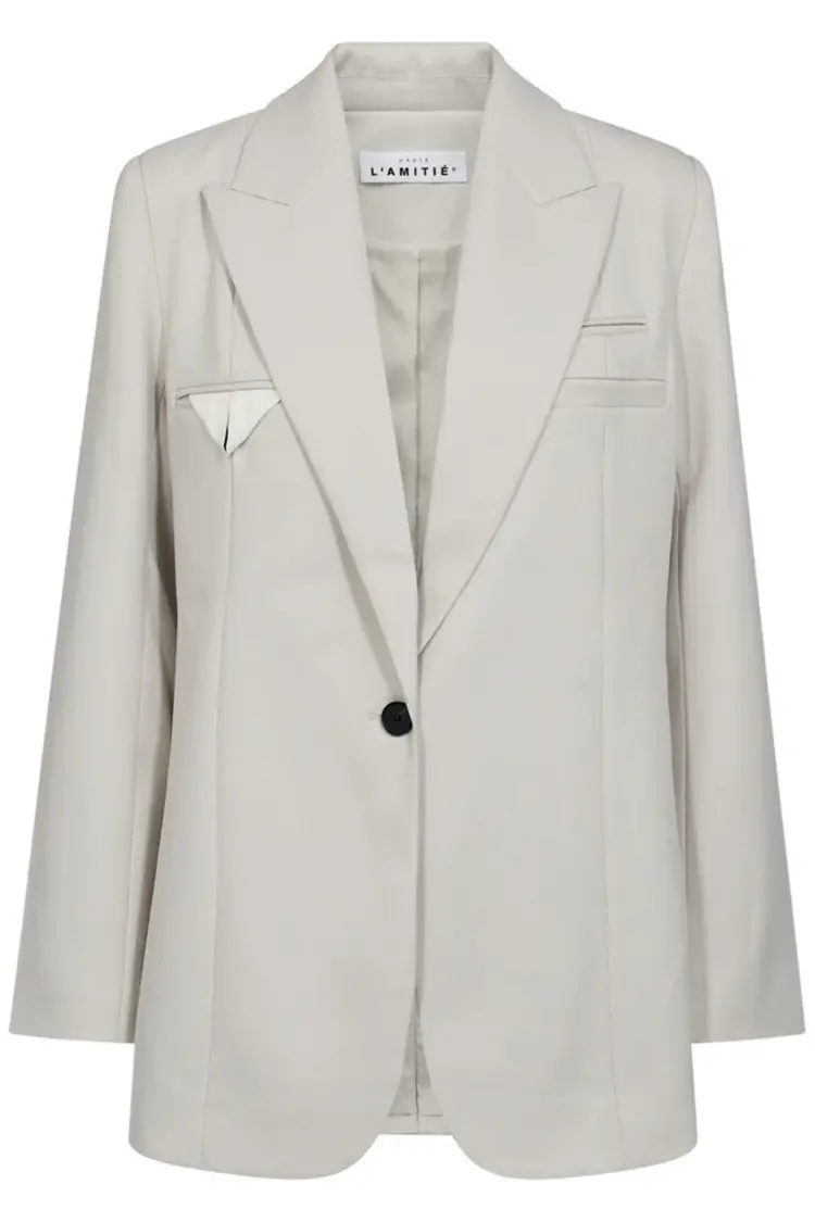 Haute L'Amitié Premiere Single Blazer Pearl