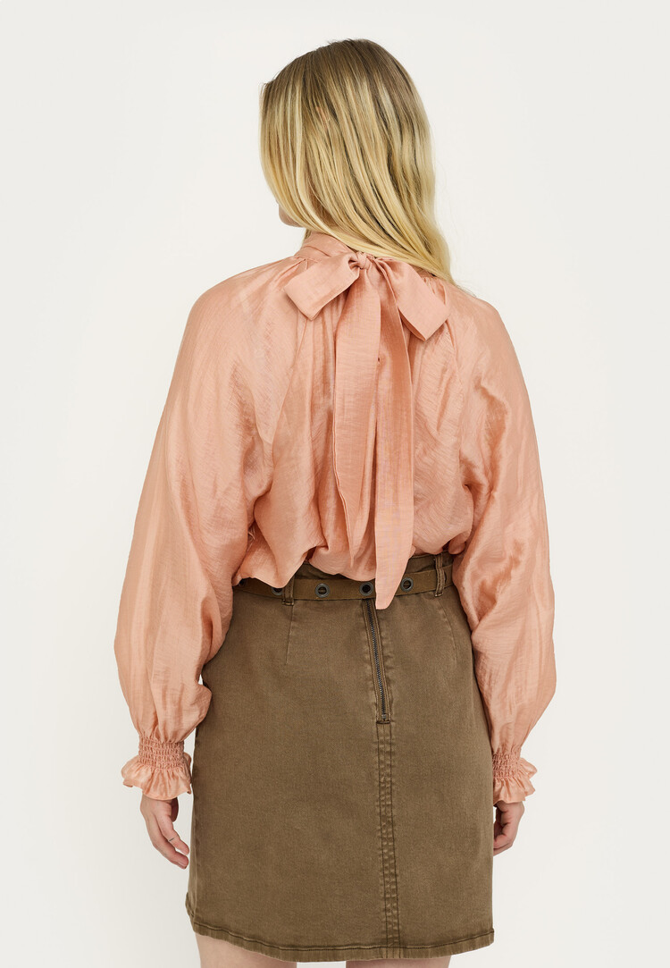 Soft Rebels Rachel Frill Blouse Cafe Creme