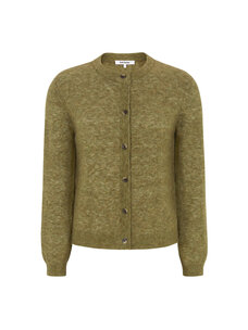 Soft Rebels Allison O-Neck Cardigan Knit RWS Dried Herb Melange