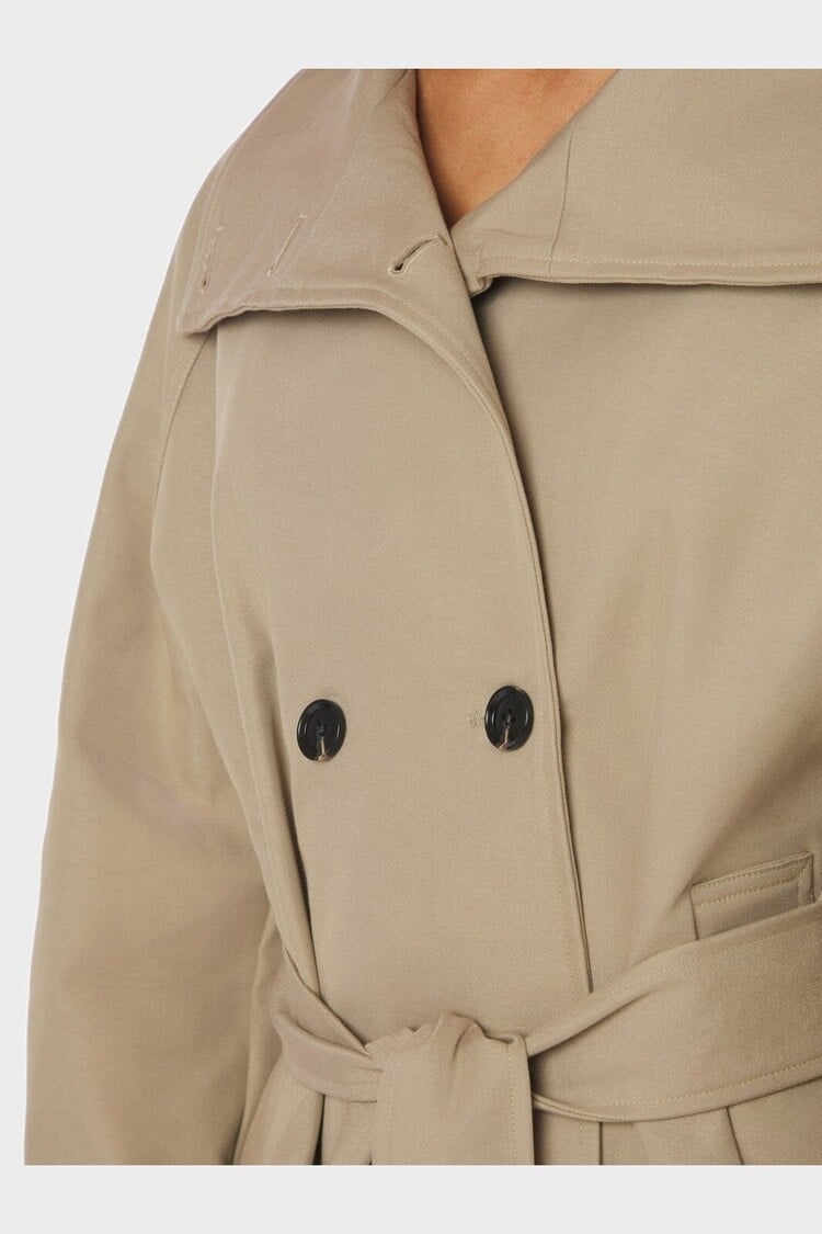 Neo Noir Munet Trench Jacket Sand