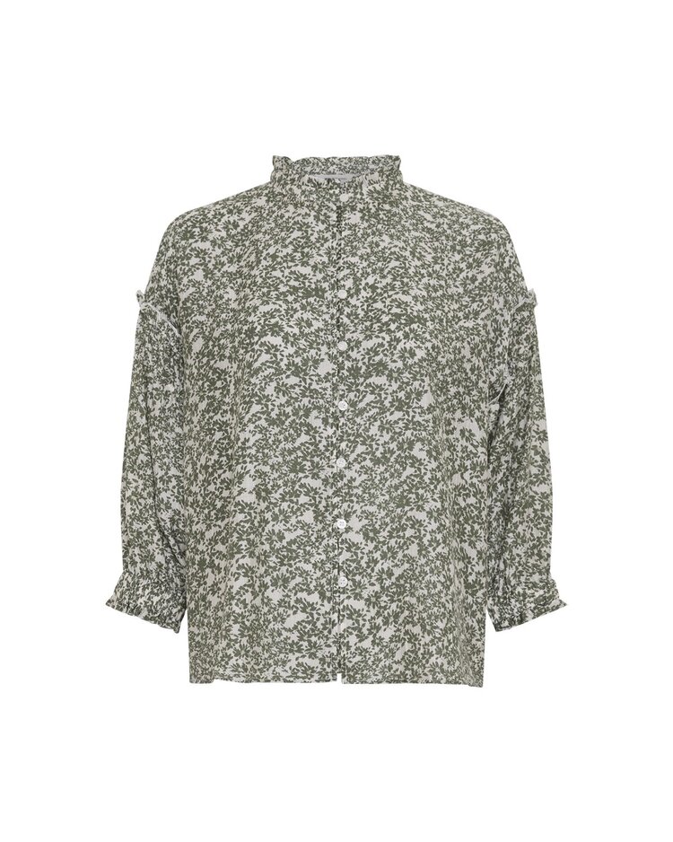 MSCH Seraphina 3/4 Shirt AOP Egret Flower