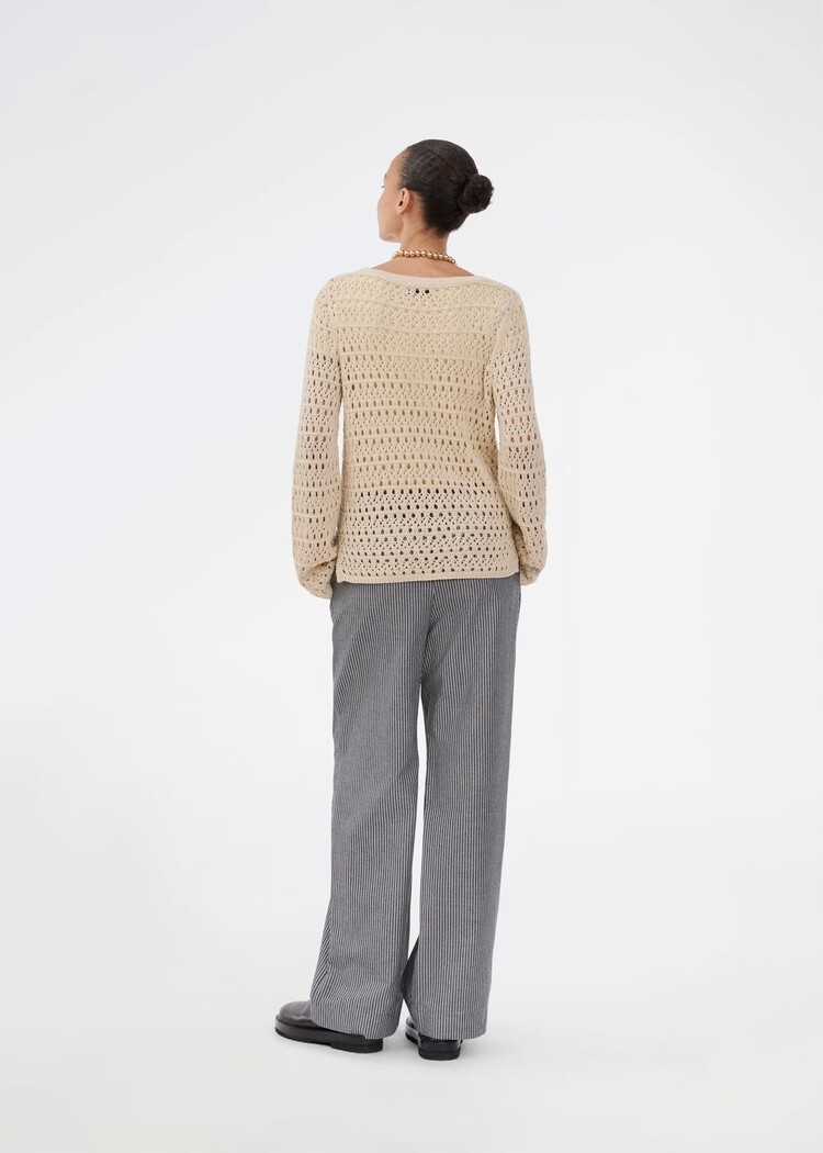 Modström Valentinmd Stripe Pants Washed Black Stripe