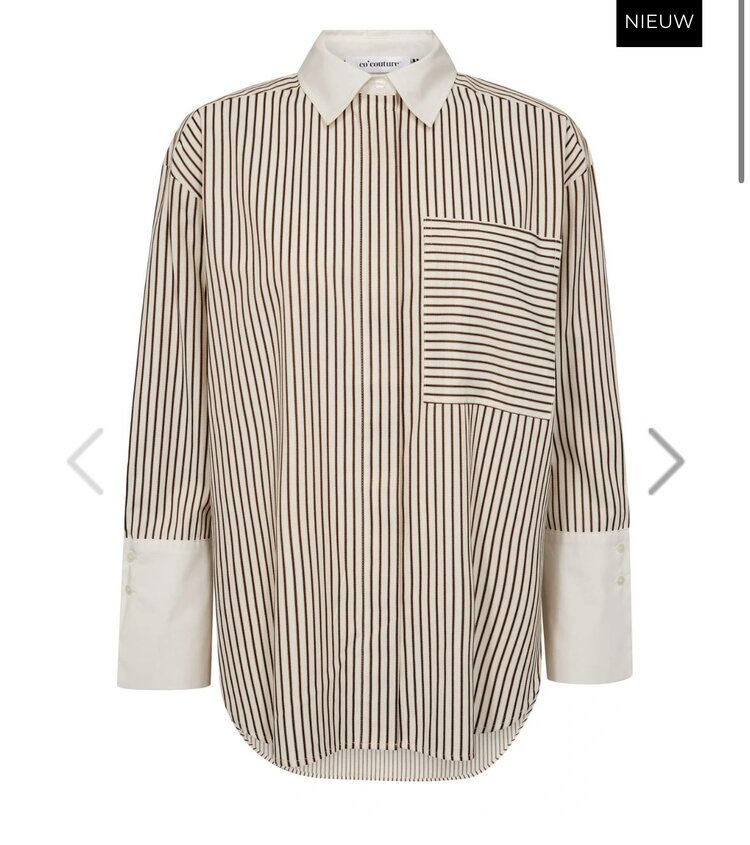 Co'Couture AvaraCC Stripe Bone / Brown