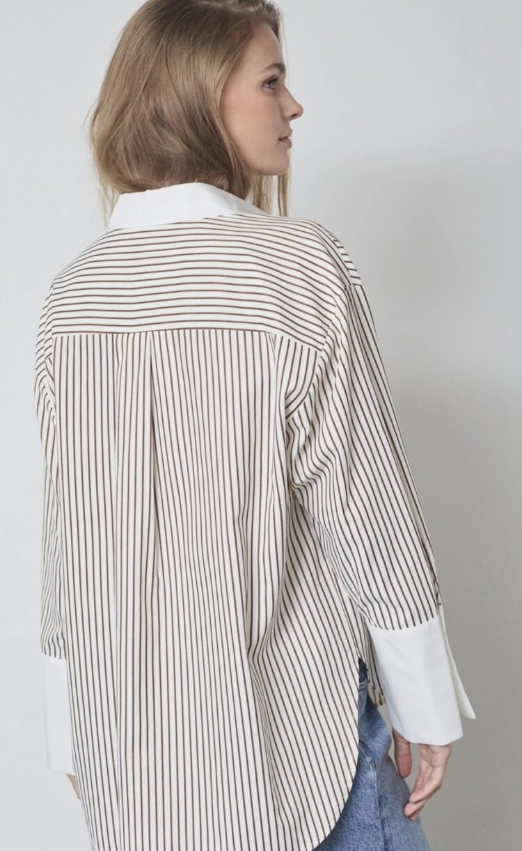 Co'Couture AvaraCC Stripe Bone / Brown