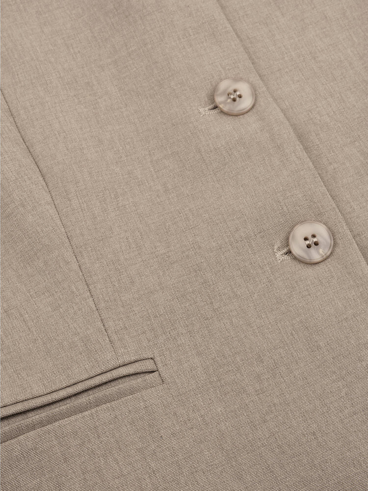 Ydence Gilet Mellie Stone Grey