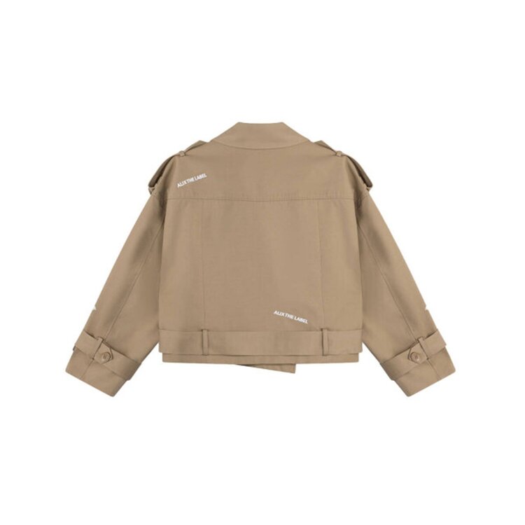 Alix The Label Ladies Woven Short Alix Trench Coat