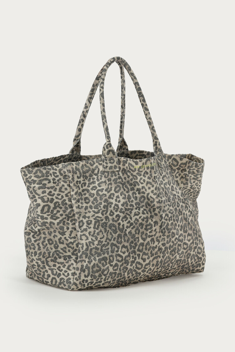 My Jewellery Grote Shopper Met Lichte Panterprint