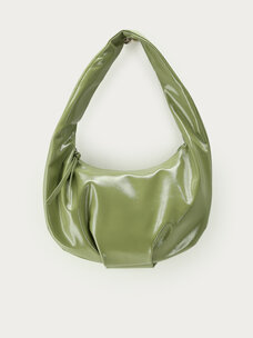 My Jewellery Olijfgroene PU Lak Schoudertas
