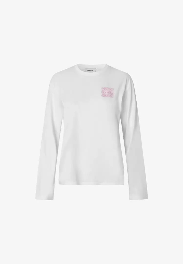 Modström SugarMD LS T-Shirt White