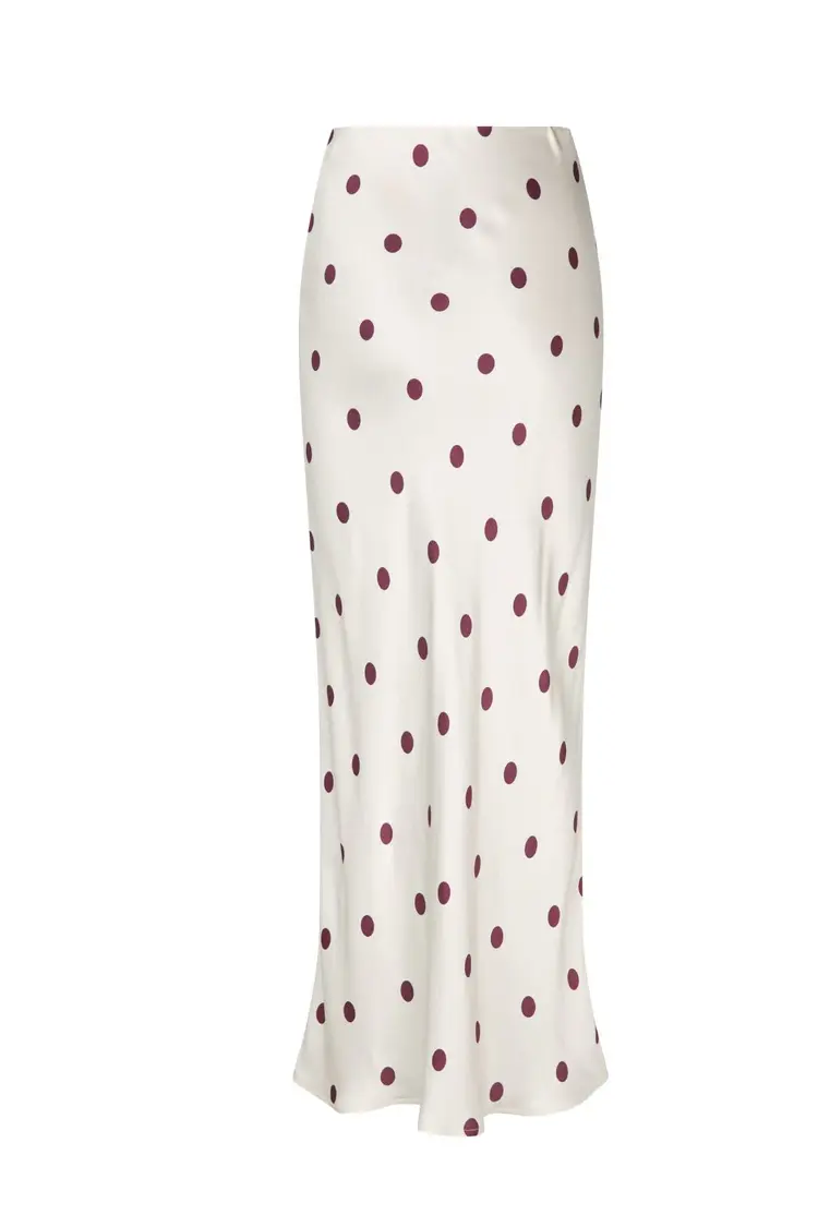 Modström Vanjamd Print Skirt Wineberry Dot