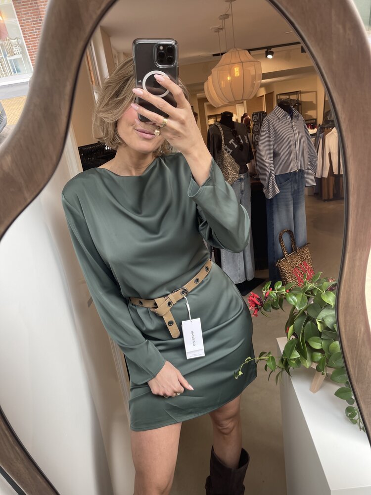 Modström TailorMD LS Short Dress Balsam Green