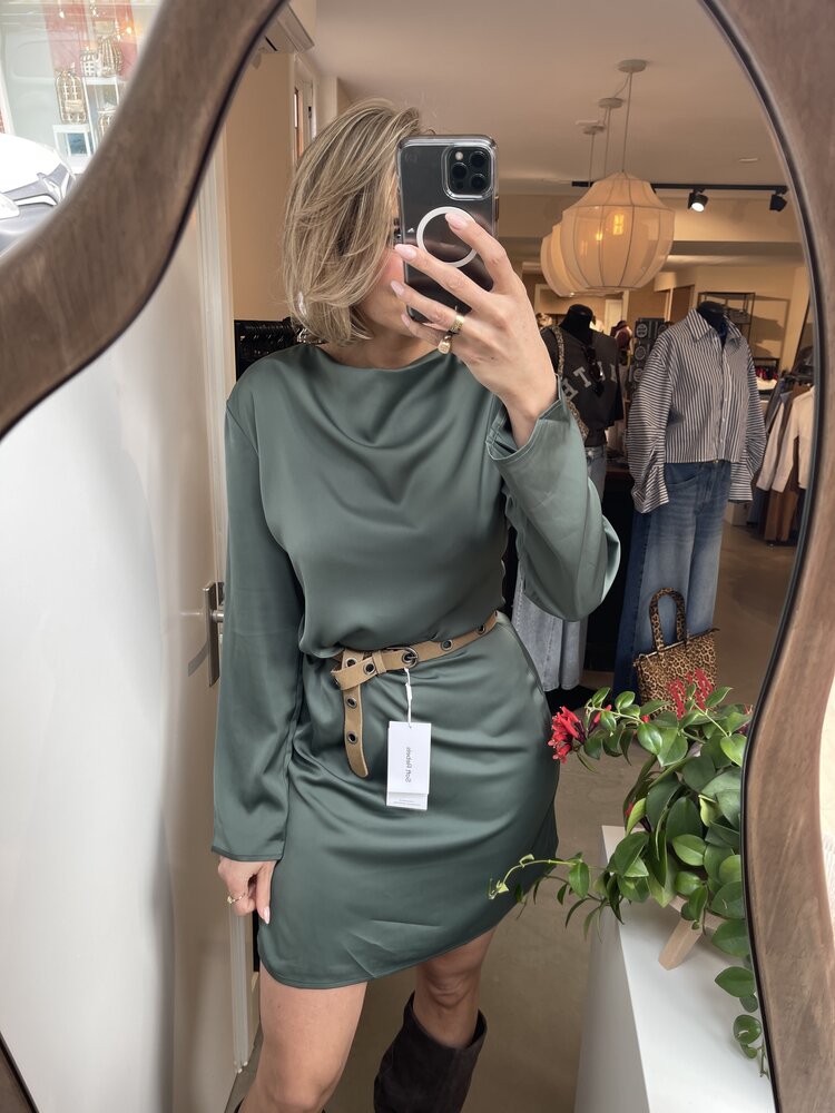 Modström TailorMD LS Short Dress Balsam Green