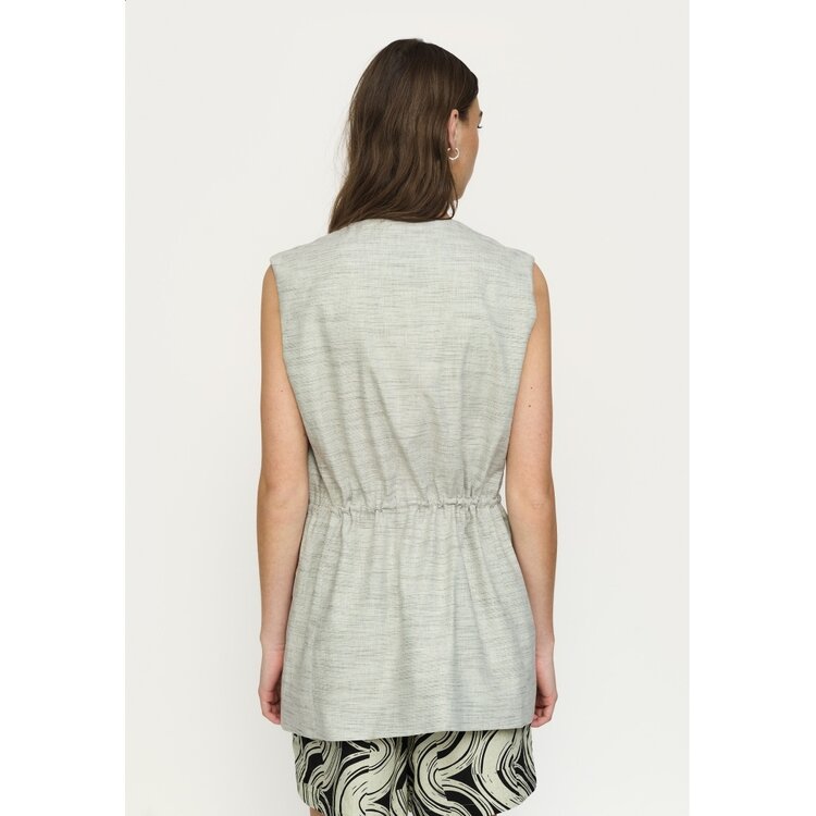 Soft Rebels Elliey Vest Light Grey Melange