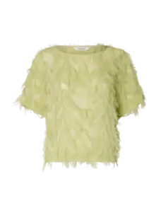 Selected Femme Myline SS Boat Neck top B Lint