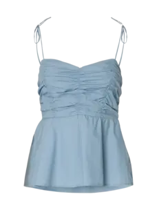 Selected Femme Delia Strap Top B Dusty Blue