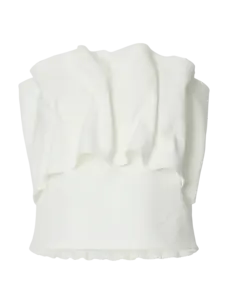 Selected Femme Vinelle Pleated Bandeau Top B Sno