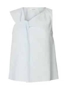 Selected Femme Hannah SL Twist Top Cashmere Blue/Stripes