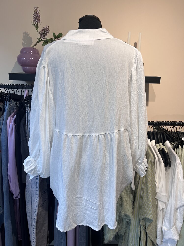 Just be Jolie Juul Blouse White