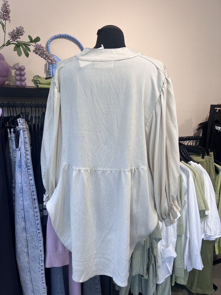 Just be Jolie Juul Blouse Beige