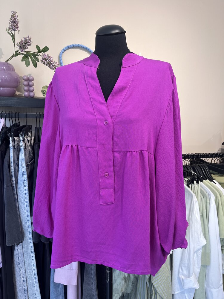 Just be Jolie Juul Blouse Magenta