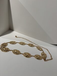 Elvy Chain Boots Gold