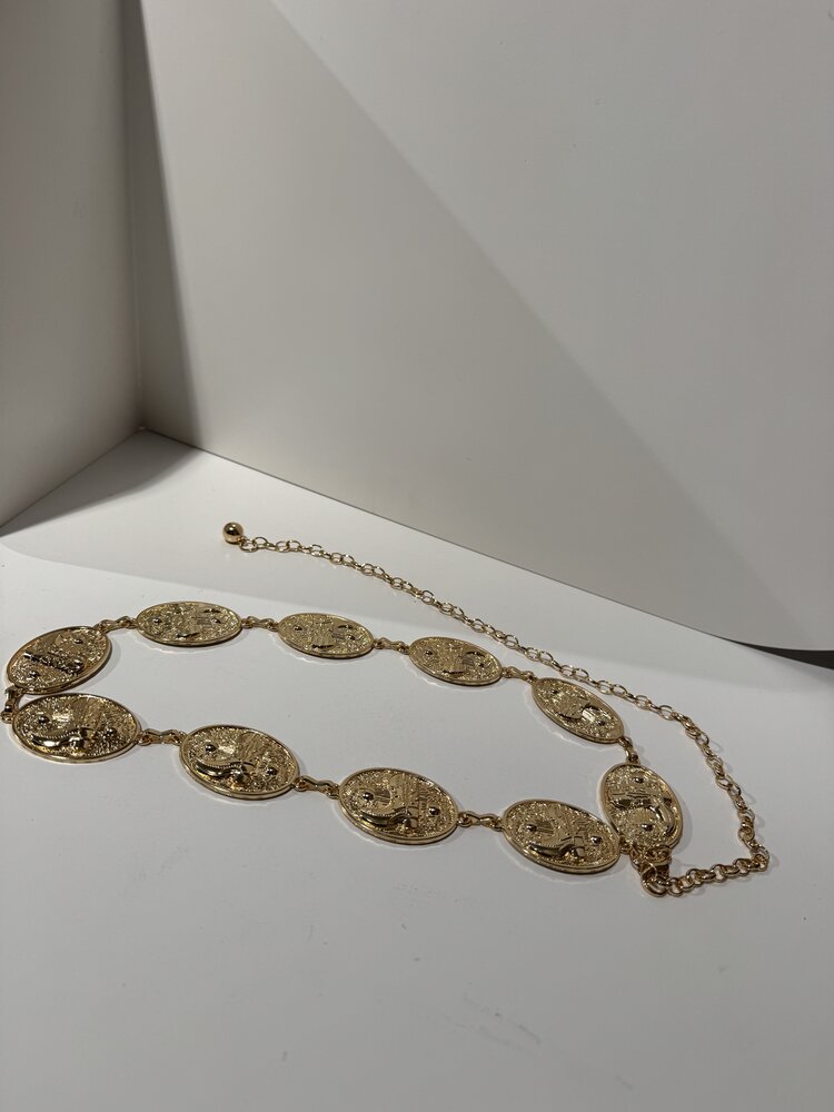 Elvy Chain Boots Gold