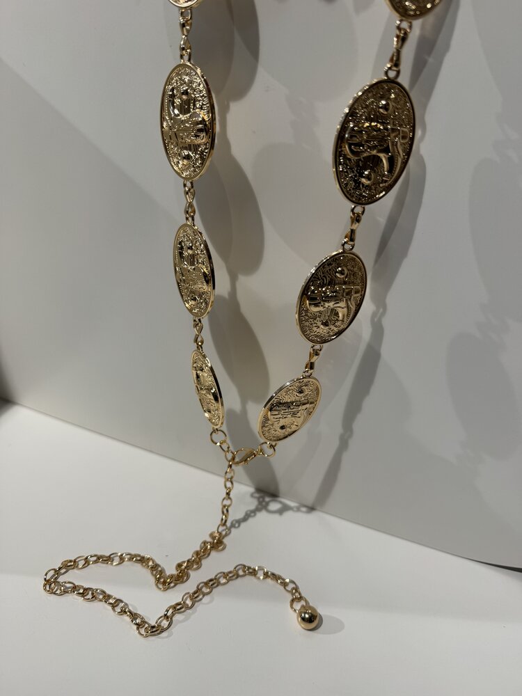 Elvy Chain Boots Gold