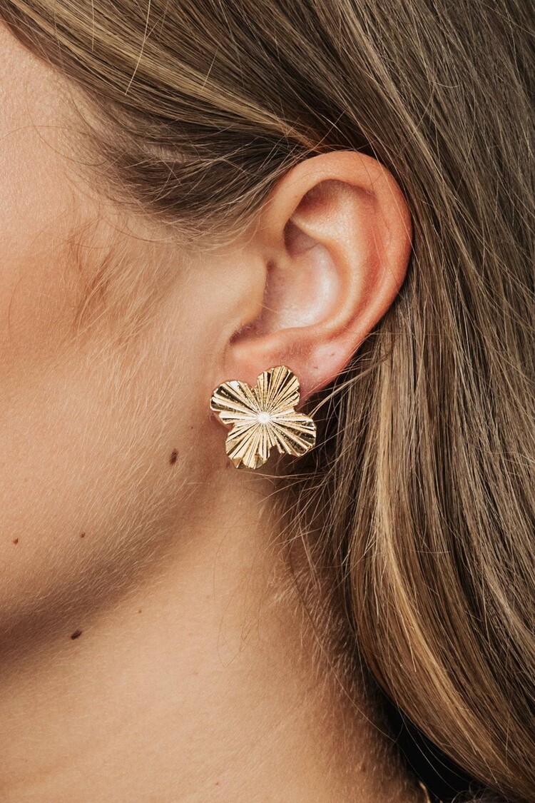 Bow19 Lucky Earrings Gold