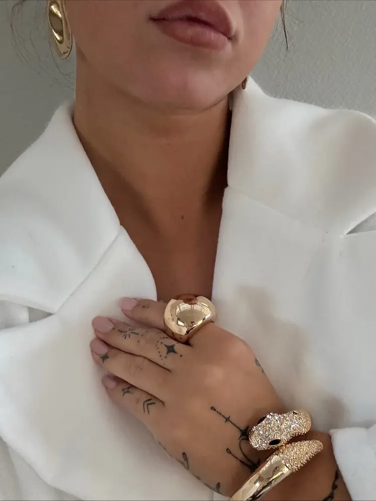 Bow19 Snake Bracelet Gold